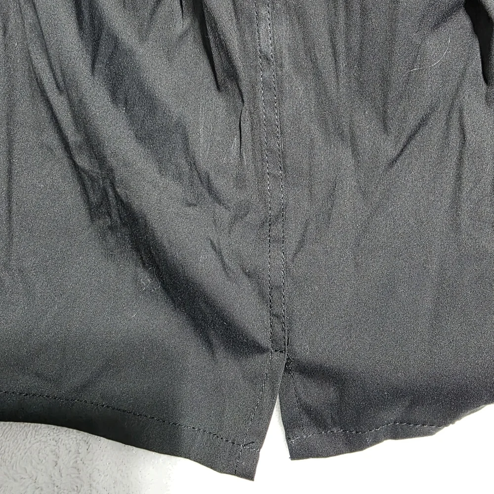 NWT Lanvin Curb Cotton Blend Boxer In Black Sz L